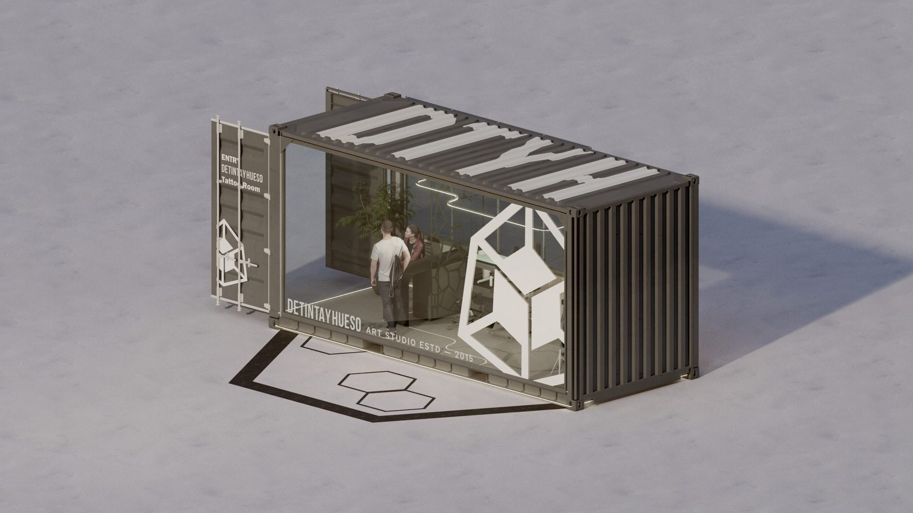 Container modulare di HIVE PROJET